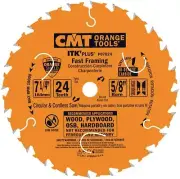 CMT P07024-X10 ITK Plus Fast Framing 7-1/4-in 24-Teeth 5/8-Bore Saw Blade 10-Pk