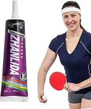 Table Tennis Racket Glue, Racket Adhesive Sponge Rubber Glue,Pong Paddle Adhesive, Liquid Glue for Table Tennis Rubber, Waterproof Clear Glue, 15/50/80Ml