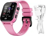 Kids Smart Watch - 4g GPS Tracker Phone Watch, Child Safety GPS Watch | Waterproof Smartwatch with Camera, Video Call Sos,and Fitness Tracker Watch with School Mode for Boys and Girls