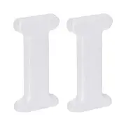 Foam Letters I Letter EPS White Polystyrene Letter Foam 100mm/4 Inch, Pack of 2
