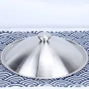 Large Frying Pan with Lid Splatter Guard Stainless Steel Pot