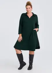 [TS] Taking Shape Natural On The Go Dress Size 12 in Verde Green - Plus Size Women's Dresses Verde Green