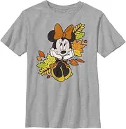 [Disney] Mickey Classic Fall Minnie Portrait Boys T-Shirt