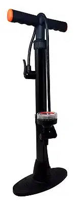 Bicycle Track Pump 160 Psi Floor Pump With Gauge For Presta / Woods Car Valves