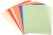 uxcell 150 Sheets Vellum Paper 4.25x5.5, Vellum Paper Printable Translucent Paper 100GSM Colored for Invitations Laser Inkjet Printing Card Making Crafting Wedding Tracing, Multicolor