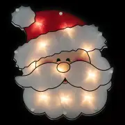 Northlight 12" Lighted Santa Claus Christmas Window Silhouette