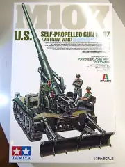 Tamiya 1:35 Scale M107 U.S. Self-Propelled Gun (Vietnam War) model kit # 37021