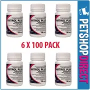 Avitrol Plus Bird Wormer Tablets 100 Pack X 6