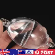 5pcs Bubble Floats Hollow Ball Fishing Floating Buoy Bobber (Clear White)