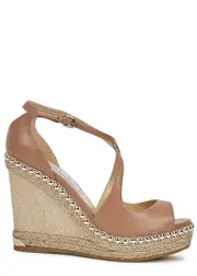 Jimmy Choo Dakota Wedge 120mm - Nude 7.5