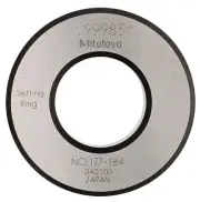 Mitutoyo 177-184 Setting Ring, 1.0" Size, 0.59" Width, 2.09" Outside Diameter, +