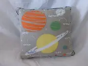 Authentic Kids Solar System Planet Galaxy Decorative Pillow New