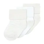 Underworks 3Pk Baby Terry Turnover Socks