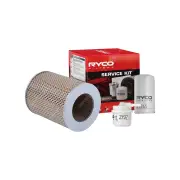 Ryco Oil Air Fuel Filter Service Kit for Toyota Bundera RJ70 11/1984-1989