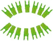 UP100 50 Pcs Arrow nocks for OD 3.2mm Pin Nock L Size for Archery Arrow Nock (Green)