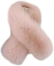 [Hcclijo] Autumn And Winter Fur Warm Scarf Korean Fur Scarf Long Autumn And Winter Women's Belted Scarf