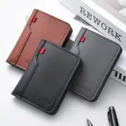 Ultra-thin Mini Soft PU Leather Credit Card Wallet Holder Men's Wallet