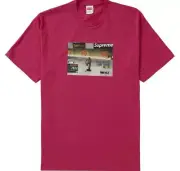Supreme New York Thrasher Game Tee Pink Shirt Men's Size X-Large FW21T12 New