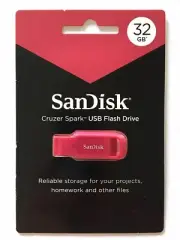 SanDisk Cruzer Spark 32GB USB Flash Drive Pink Storage Pendrive Computer Photos