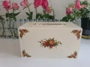 Royal Albert Napkin Decoupage Art Tissue Case