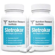Sletrokor Diet Pills - 2 Bottles - Extra Slim Formula - Natural Ingredients