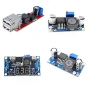 LED Voltmeter/Double USB LM2596 Step-down Power Supply Converter Module DC-DC TO