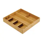 DrawerStore Bamboo Cutlery, Utensil & Gadget Organiser Size 38.6X40X6.5 by Joseph Joseph