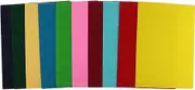 Sclmgo 10 Multicolor Decorating Cards, Colored Sheets, Origami Paper, Assorted Colors, 11.7x8.3 Inches, Regular Color