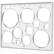 13-In-1 Circle Inlay Template Router Decorative Templates for Woodworking