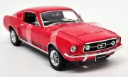 NEX 1/24 - Ford Mustang GT Fastback 1967 Red Diecast model car