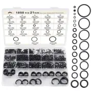 1050 PCS, O Ring Assortment Kit 21 Size, Metric Nitrile Rubber O Rings for Car