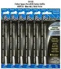 Six (6) Fisher Space Pen #SPR1B Blue Ink / Bold Point Refills / Also Fits Parker