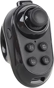 Ring Shape VR Remote Controller, Bluetooth Gamepad Selfie Timer Joystick, Support Bluetooth Mobile Phone Selfie, Multifunctional Control for Gaming, Learning