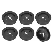 6 Pcs Cable Cord Grommet, 1-3/8 Inch Desk Grommet Flexible Rubber Grommets