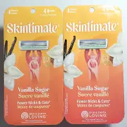 2Skintimate Vanilla Sugar(8Count 4 Blades Each)Smooth GlideShave Scented Perfume
