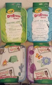Crayola Dry Erase Board You Can Hang It or Use on the Go! NEW Choose Your Style!