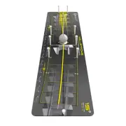 Wellputt Wellstroke Swing 15° Arc Putter Training Aid Yellow