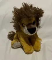 Goffa Small 7” Plush Stuffed Fuzzy Soft Lion Toy for Babies or Pets