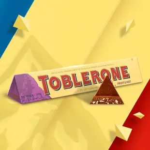 【TOBLERONE】瑞士三角牛奶巧克力含葡萄堅果及蜂蜜及奶油杏仁(100g)