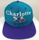 Charlotte Hornets NBA Retro Snapback Cap Hat 2 Tone Adult OSFA Adjustable Adidas