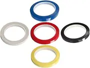 EXQUIMEUBLE 5pcs Violin Tape for Note Positions Colorful Fingerboard Position Stickers for Beginners Easy Installation Tape Compatible with Various Violin Durable and Fade Resistant