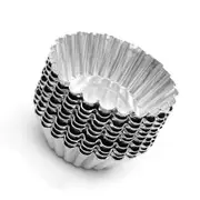 20pcs Egg Tart Aluminum Cupcake Cake Cookie Mold Lined Mould Tin Baking Tool