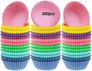 CUPCAKE CASES PAPER Greaseproof Baking Cup cake Muffin Cases cake mold 300pcs