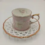 二手真品 NARUMI 杯盤 瓷器 下午茶杯 咖啡杯盤 日本製 黃149