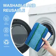4/8Pcs Flat Mop Cloth Wet Dry Cleaning Pad for Bona/18inch Mops Replacement Part