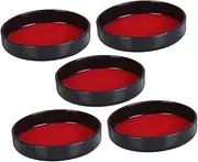 GETAJGHSD Dice Shaker Cup Lid Replacement 5 Pack Plush Lined Dice Cup Bottom Easy Installation for KTV and Game Nights