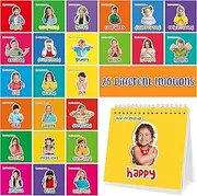 Emotions Flip Chart, 25 Different Moods with Coping Skills-Learn to Identify Various Moods, Real Person Feelings Flipbook for Kids with Autism, ADHD -Educational Tools for Therapy, Classroom, Home Use