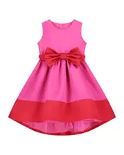 Holly Hastie Florence Bow Satin Dress