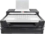 Prox Flight Case for Pioneer DDJ-800 Digital Controller with Sliding Laptop Shelf and Wheels - Black on Black Design - XS-DDJ800 WLTBL, Black, One Size, Cases