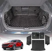 X-CAR Premium Custom Made Boot Liner Cargo Mat Cover Rear Trunk Floor Mat for Mazda CX-30 CX30 2019-2025